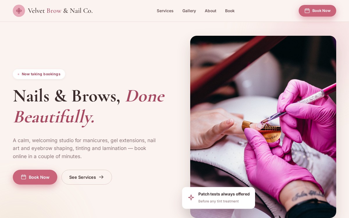 Preview: Velvet Brow & Nail Co.